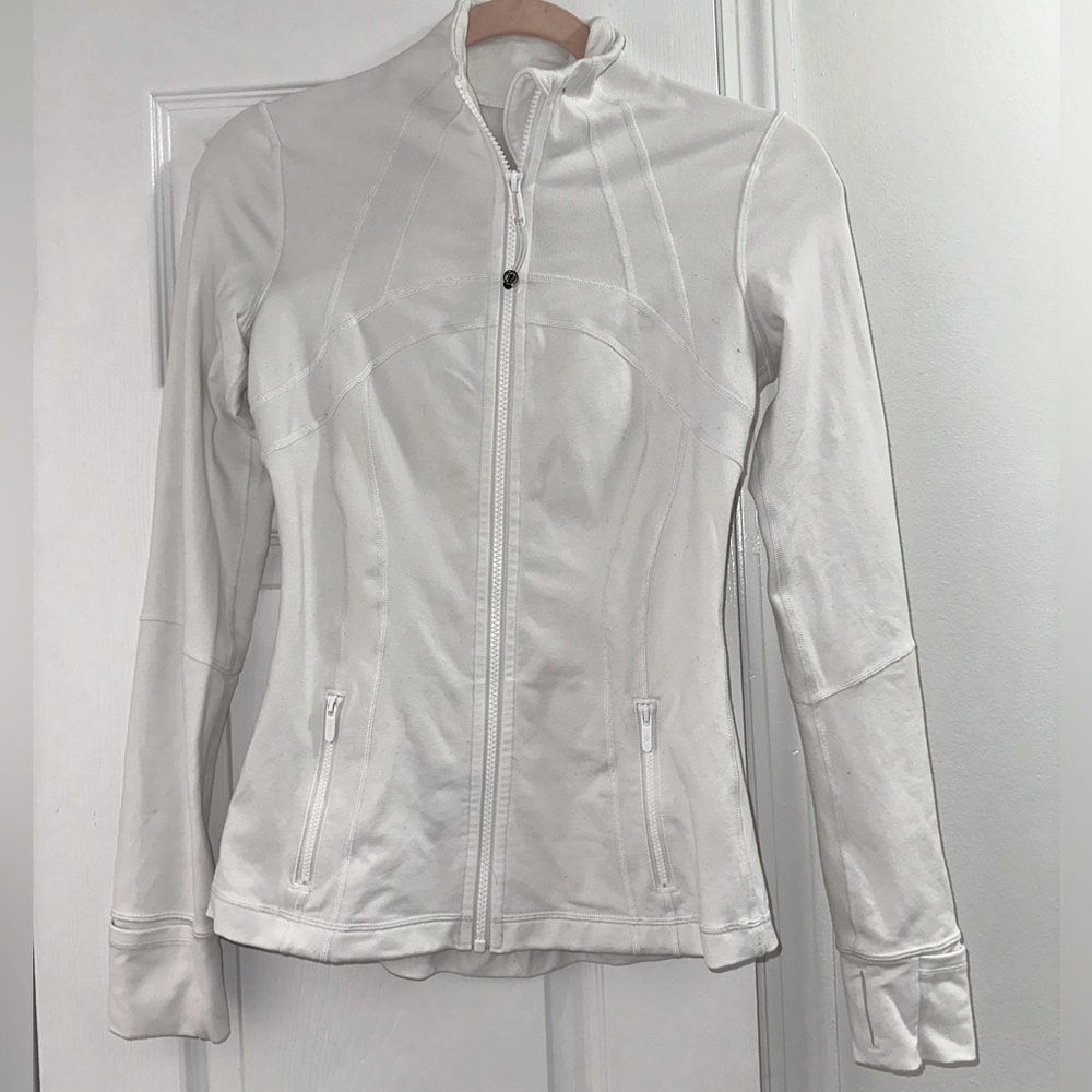 Lululemon White Define Jacket size 4